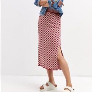 NWT Anthropologie Cecilia Prado Knit Midi Skirt